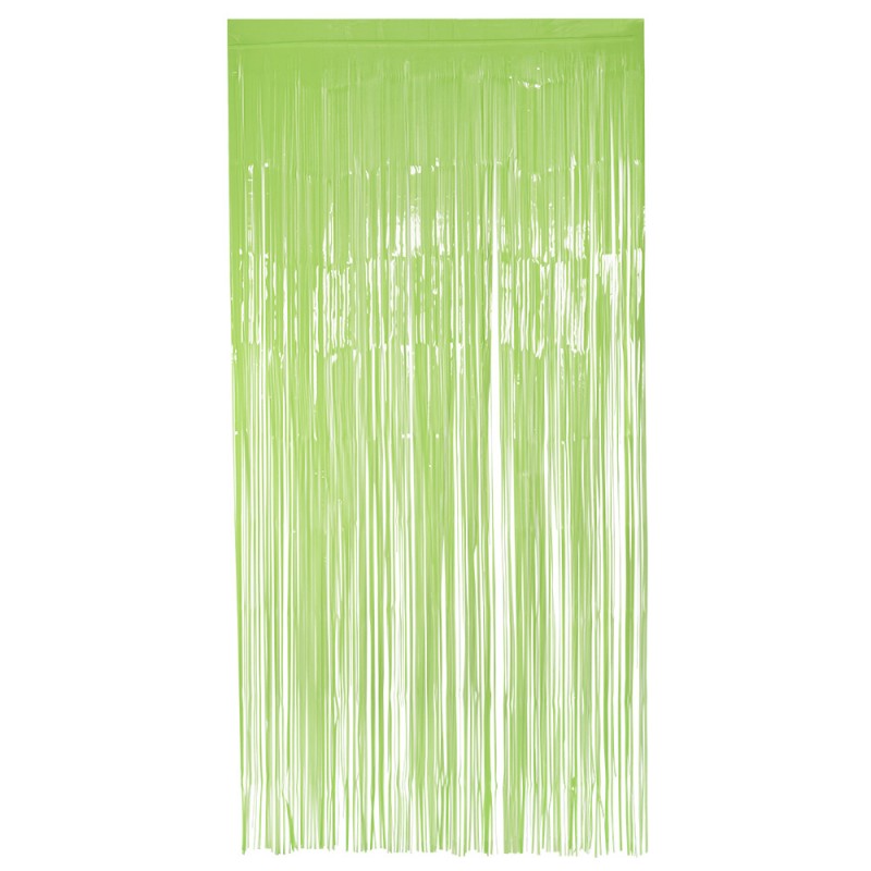 Rideau Métallisé Vert Fluo 100x200cm