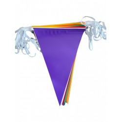 Guirlande Multicolore 500 Mètres Fanions Triangulaires