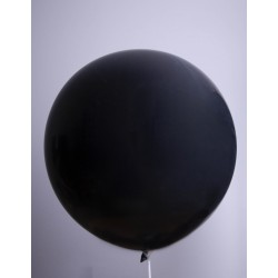 Ballon de Baudruche 10 Pièces Géant Opaque Noir 60cm