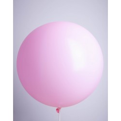 Ballon de Baudruche 10 Pièces Géant Opaque Rose Bonbon 60cm