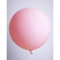 Ballon de Baudruche 10 Pièces Géant Opaque Rose Pastel 60cm