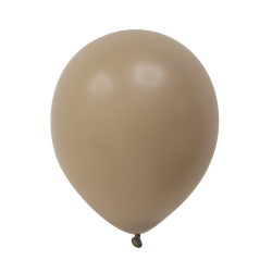 Ballons de Baudruche Opaques Sépia 100 Pièces