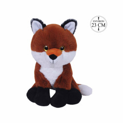 Peluche Renard Assis 23cm