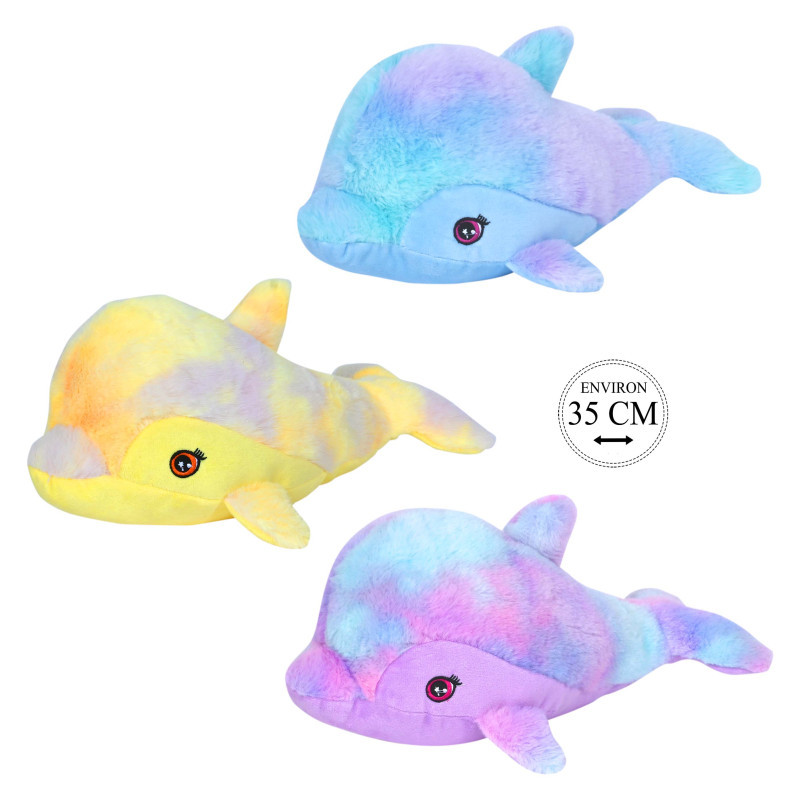 Peluche Dauphin Pastel 35cm Peluche Dauphin Pastel 35cm
