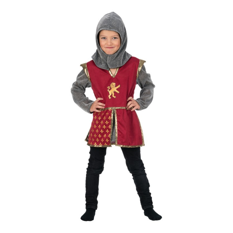 Déguisement de Chevalier Lion Rouge 2 Pièces Déguisement de Chevalier Lion Rouge 2 Pièces