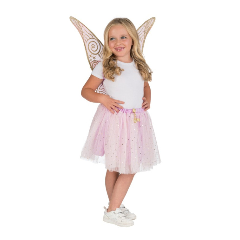 Jupon Avec Ailes de Fée Papillon Rose Luxe