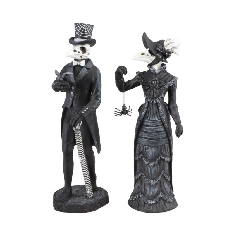 Statuette Lady ou Mister Corbeau