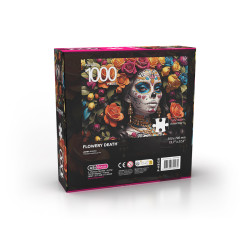 Puzzle Flowery Death 1000 Pièces