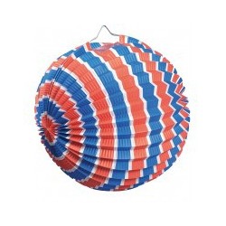 Lampion Ballon 25 cm Multicolore x12