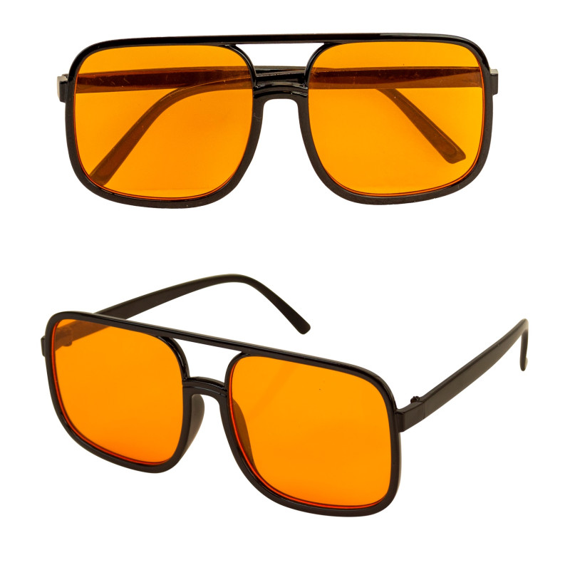 Lunettes Hip Hop Années 90 Verres Orange