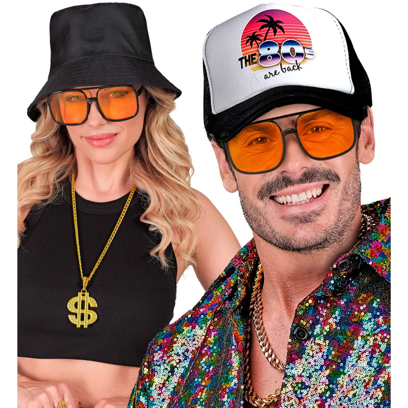 Lunettes Hip Hop Années 90 Verres Orange