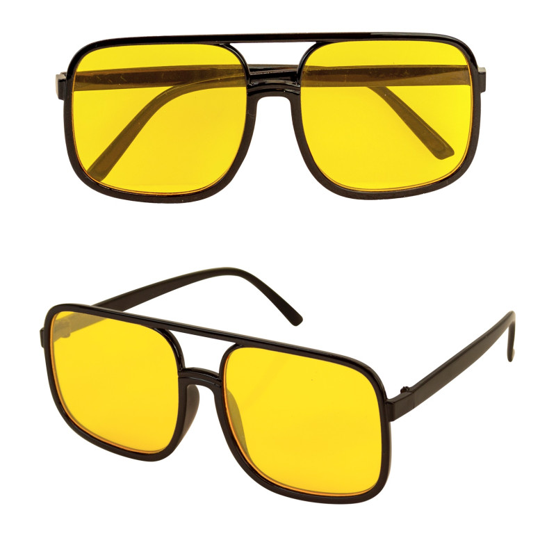Lunettes Hip Hop Années 90 Verres Jaune