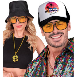 Lunettes Hip Hop Années 90 Verres Jaune