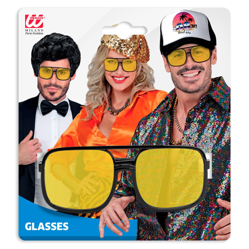 Lunettes Hip Hop Années 90 Verres Jaune