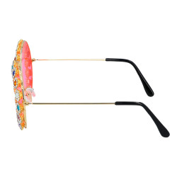Lunettes Hippie Marguerites Strass