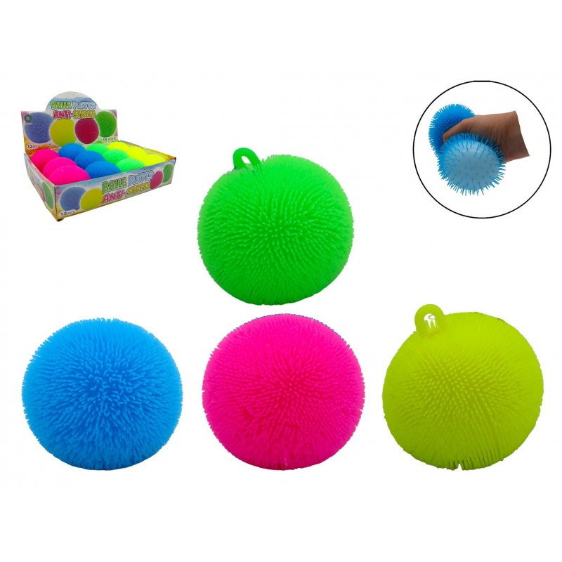 Balle Puffer Anti Stress 10cm Balle Puffer Anti Stress 10cm