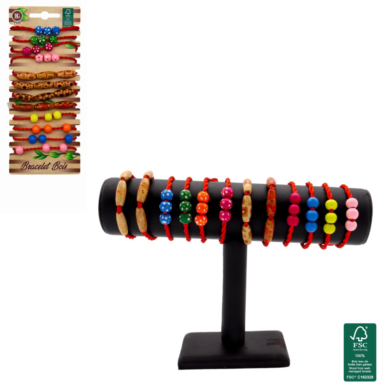 Bracelet Perles Bois Bracelet Perles Bois