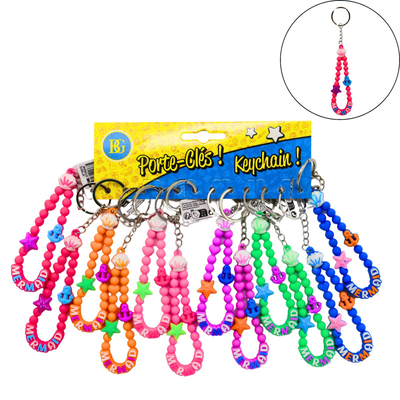 Porte Clés Perles Sirène Porte Clés Perles Sirène