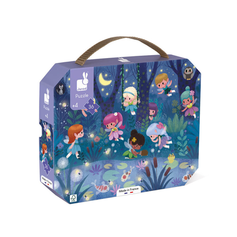 Puzzle Les Fées et Nénuphars 36 Pièces - Janod