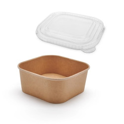 Bol Carrée En Carton 1000ml...