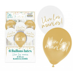 Ballons de Baudruche Or Et...
