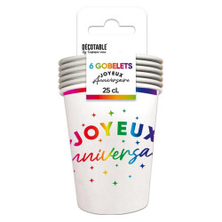 Gobelets Jetables Joyeux...