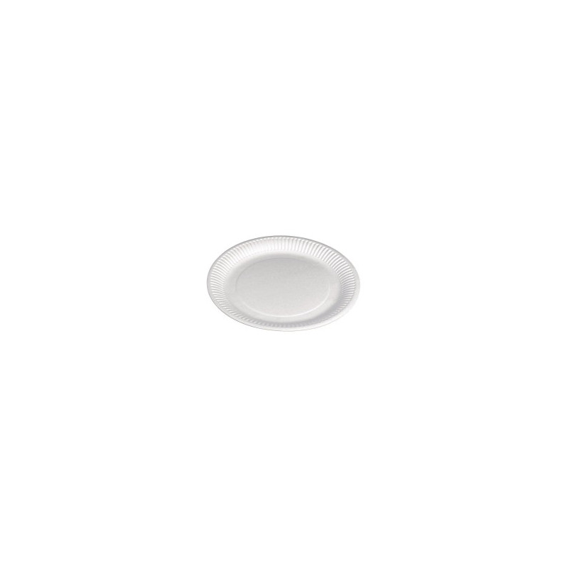 Assiettes Rondes en Carton 23cm - 100 Pièces Assiettes Rondes en Carton 23cm - 100 Pièces