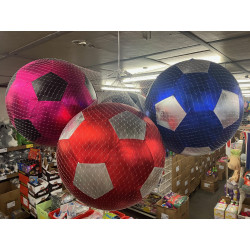 Méga Ballon de Foot en Tissu Métallisé 45cm