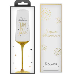 Flute à Champagne En Verre...