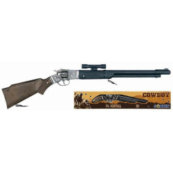 Carabine CowBoy 8 Coups Métal et Plastique 62cm