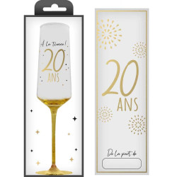 Flute à Champagne En Verre...