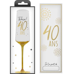 Flute à Champagne En Verre...