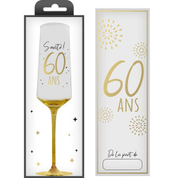 Flute à Champagne En Verre...