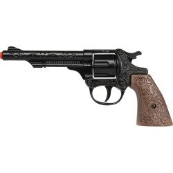 Revolver CowBoy 8 Coups Métal Noir Luxe