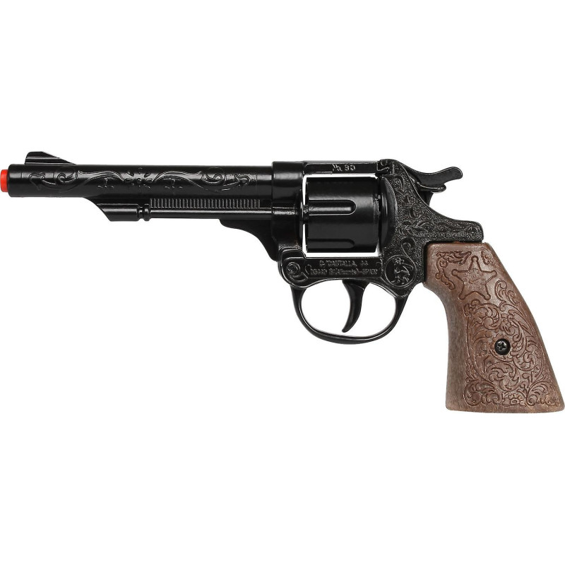 Revolver CowBoy 8 Coups Métal Noir Luxe