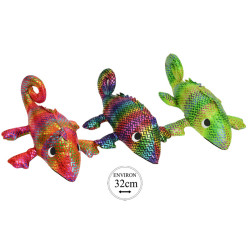 Peluche Caméléon Brillant Assortis 32cm