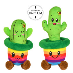 Peluche Kawaï Cactus 15-25cm