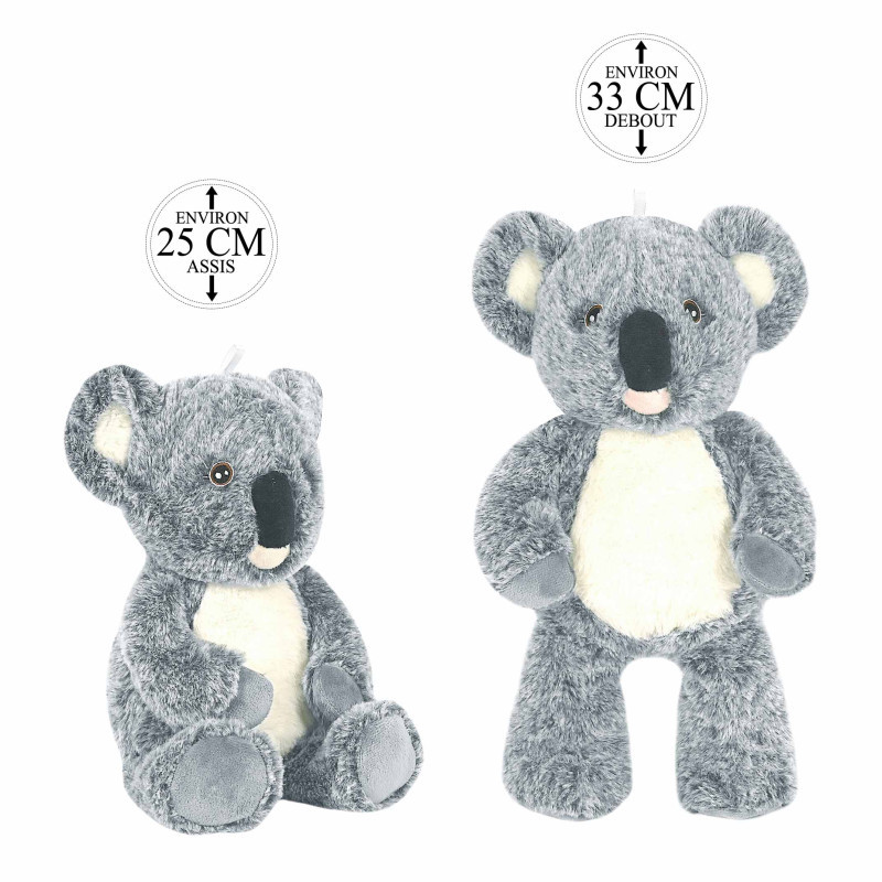 Peluche Koala Assis 25cm