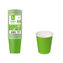 Verre En Carton 20 Vert...