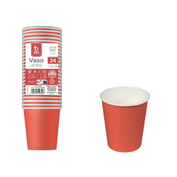 Verre En Carton 20 Rouge...