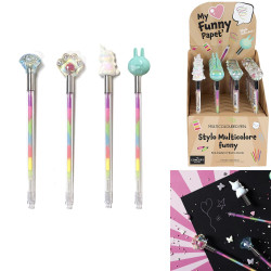 Stylo Encre Multicolore Funny Kawaii