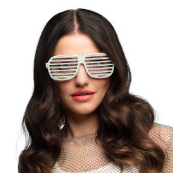 Lunettes Grille Blanche...