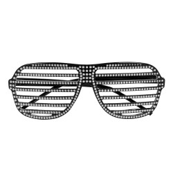 Lunettes Grille Noire Avec...