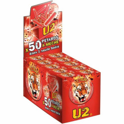 Pétards à Mèche 50 Pièces LE TIGRE® U2
