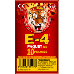 Pétards à Mèche 10 Pièces LE TIGRE® E-4