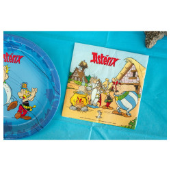 Serviettes En Papier Anniversaire Astérix - 20 Pièces