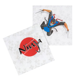 Serviettes en Papier Ninja