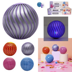Balle Rebondissante Disco Lumineuse