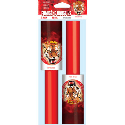 Fumigène à Main Rouge 2 Pièces 45 Secondes