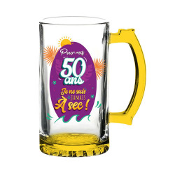 Chope à Bière Mixte 50 Ans